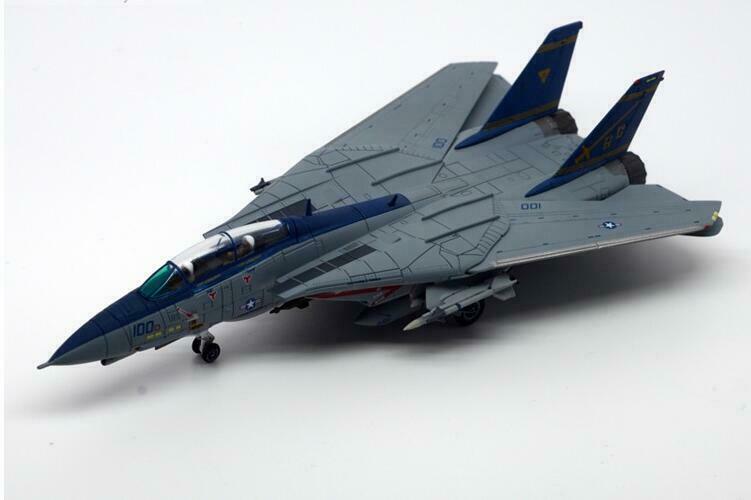 S14 diecast model Tomcat 2005 VF-32 plane Swordsmen Navy US 1/144 AC100 F-14B Swordsmen view1