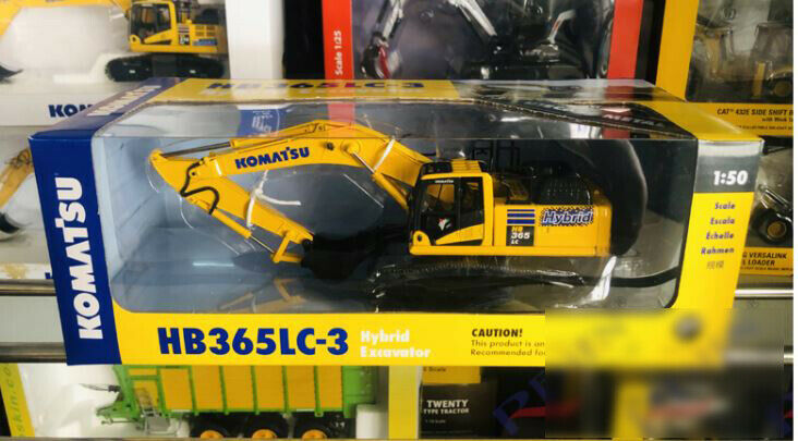 First 1/50 Hybrid MODEL (#50-3412) Gear DIECAST Excavator HB365LC-3 Komatsu view4