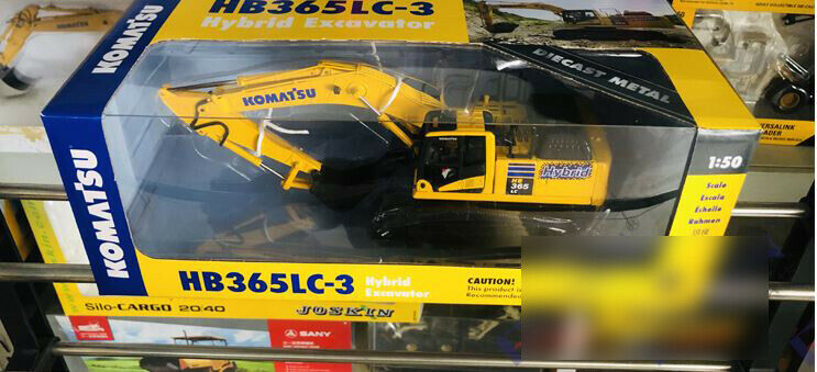 First 1/50 Hybrid MODEL (#50-3412) Gear DIECAST Excavator HB365LC-3 Komatsu view5