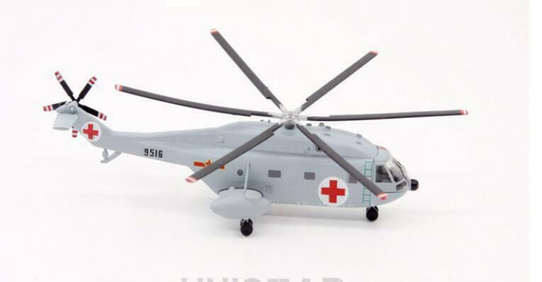 Transport 1/144 UNISTAR Z-8 rescue diecast Z8 Chinese Changhe Navy helicopter view5