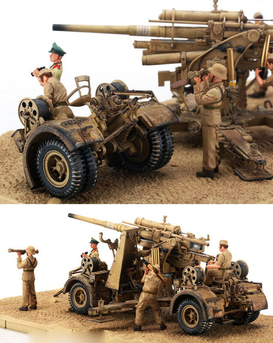 MM 18 1/32 ANTI-TANK GUN 88 ARTILLERY DIECAST FOV FLAK FINISHED MODEL GERMAN GUN view1