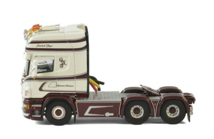 DIECAST 1/50 trailer FINISHED GN Transport tractor SCANIA 6x2 R6 MODEL view2