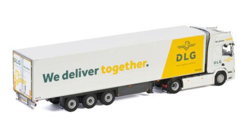 WSI 1/50 SCANIA R HIGHLINE CR20H 4X2 REEFER TRAILER 3 AXLE DLG LOGISTICS B.V view3