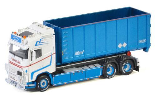 WSI 1:50 VOLVO FH4 6X2 TAG AXLE HOOKLIFT SYSTEM+HOOKLIFT CONTAINER 40M3 view1