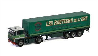 WSI SCANIA 1 SERIES 4X2 CURTAINSIDE TRAILER CLASSIC - 3 AXLE BoMo 1/50 Truck view2