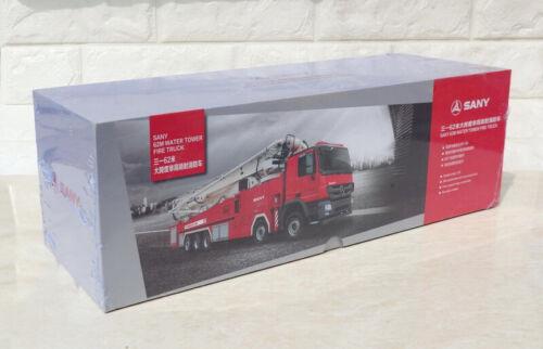 SANY Mercedes Benz 62m Water Tower Fire Truck 1/50 Truck Pre-built Model view11