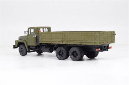 Modimio Soviet 3-Axle KRAZ-250 Heavy Flatbed 1/43 ABS Truck Pre-built Model view3