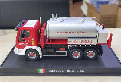 Red Base Iveco 380 E Italia 2005 fire truck 1/64 DIECAST Truck Pre-built view7