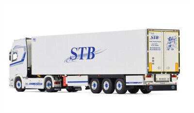 WSI Scania s HIGHLINE cs20h 4x2 REEFER TRAILER - 3 AXLE STB 1/50 Truck Model view4