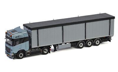 WSI SCANIA R HIGHLINE CR20H 4X2 VOLUME TRAILER JANSEN 1/50 DIECAST Truck view2