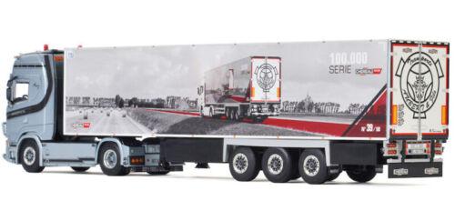 WSI SCANIA S HIGHLINE CS20H 4X2 REEFER TRAILER AUBERT & FILS 1/50 Truck view4