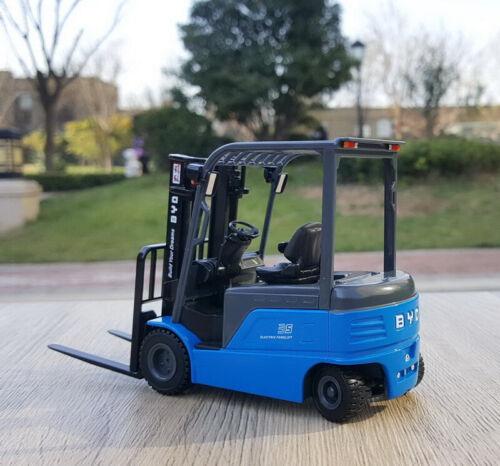 BYD ECB35 Forklift Blue 1/25 Diecast Truck Pre-built Model view12
