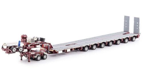 Drake 7x8 Steerable Low LoaderTrailer with 2x8 Dolly Patlin 1/50 DIECAST Model view1