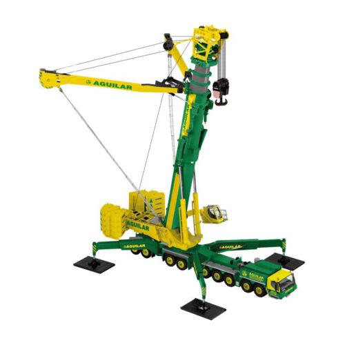 NZG Liebherr LTM 11200-9.1 Mobile Crane AGUILAR Yellow Green 1/50 Truck view1