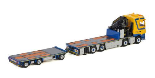 WSI 1/50 DAF XF 8X2 TAG AXLE RIGED BED-7 AXLE PALFINGER PK 65002 SH JIB view3