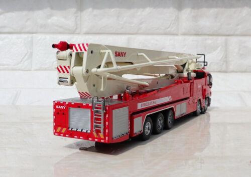 SANY Mercedes Benz 62m Water Tower Fire Truck 1/50 Truck Pre-built Model view3