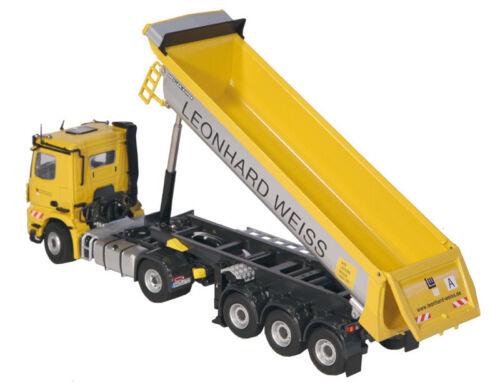 NZG MB Leonhard Weiss 4x2 Dump Truck Construction Vehicle 1/50 DIECAST Pre-built view4