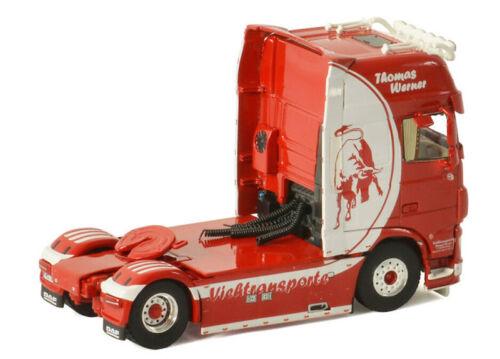 WSI DAF XF SUPER SPACE CAB MY2017 4X2 WERNER THOMAS 1/50 Pre-built Model view3