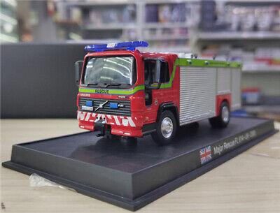 Red Base Major Rescue FL 614-UK-2000 volvo british fire truck 1/64 Truck view7