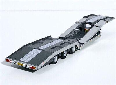 WSI PREMIUM LINE TRUCK TRANSPORTER SILVER - 3 AXLE 1/50 DIECAST Truck Model view2