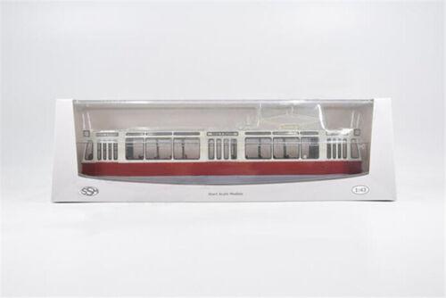 Start Scale Models Soviet LM-68 Union Tramcar red-white 1/43 ABS Truck Model view11