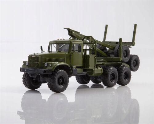 Modimio Soviet Klass KRAZ-255L1 timber transport Truck 1/43 ABS Pre-built Model view1