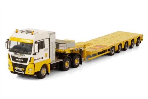 WSI MAN TGX XLX 6X4 NOOTEBOOM MCO-PX - 5 AXLE MEDIACO 1/50 Pre-built Model view1