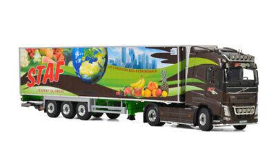 WSI VOLVO FH4 GLOBETROTTER 4X2 REEFER TRAILER STAF 1/50 DIECAST Truck model view1