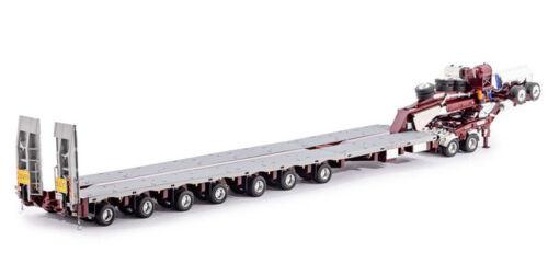 Drake 7x8 Steerable Low LoaderTrailer with 2x8 Dolly Patlin 1/50 DIECAST Model view6