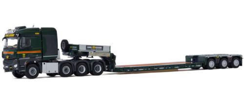 WSI BENZ MP4 2.300MM STREAM SPACE 8X6 LOW LOADER - 3 AXLE EGGER 1:50 Truck view3