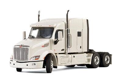 WSI PETERBILT 579 6X4 WHITE solo truck USA BASIC LINE 1/50 DIECAST Model view1