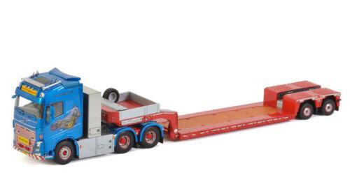 WSI 1:50 VOLVO FH4 GLOBETROTTER 6X4 LOW LOADER EURO - 2 AXLE JESPER THYGESEN view1