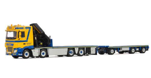 WSI 1/50 DAF XF 8X2 TAG AXLE RIGED BED-7 AXLE PALFINGER PK 65002 SH JIB view2