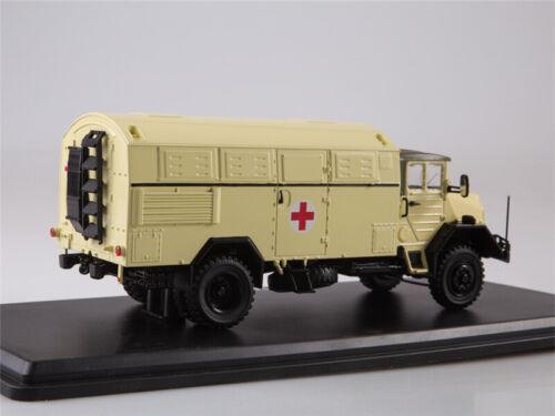 Start Scale Models German MAN-630 4x4 Military Medical Truck beige 1/43 Model view7