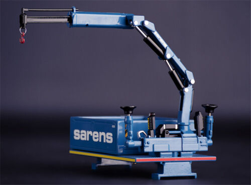 SARENS BALLAST BOX WITH FASSI CRANE 1:50 DIECAST Truck Pre-built Model view1