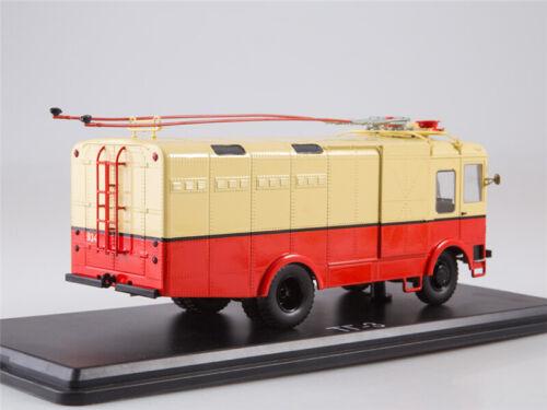 Start Scale Models Russia TG-3 Freight Trolleybus Yellow Red 1/43 ABS Pre-built view6