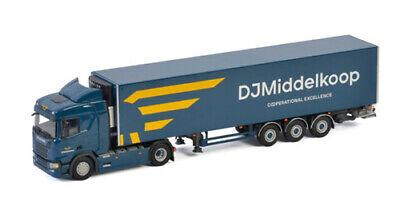 WSI SCANIA R NORMAL CR20N 4X2 REEFER TRAILER MIDDELKOOP 1/50 DIECAST Truck view2