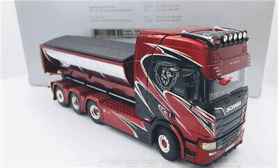 WSI 1/50 SCANIA R CR20H 8X4 RIGED TRUCK HOOKLIFT SYSTEM CONTAINER ASPHALT view4