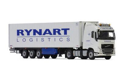WSI 1/50 VOLVO FH4 GLOBETROTTER 4X2 REEFER TRAILER-3 AXLE RYNART TRADING view1