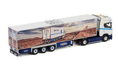 WSI SCANIA R HIGHLINE CR20H 4X2 REEFER TRAILER NORDIK LINE 1/50 Pre-built view2