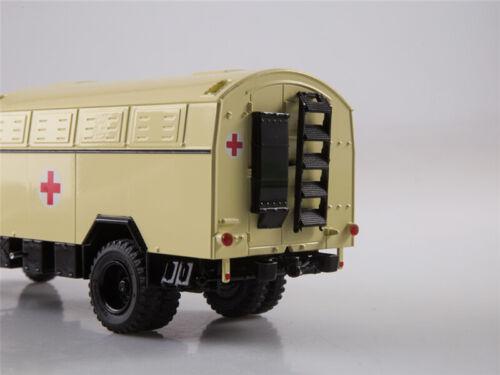 Start Scale Models German MAN-630 4x4 Military Medical Truck beige 1/43 Model view10