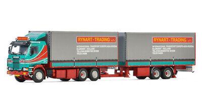 WSI SCANIA 3 SERIES 6X2 TAG AXLE COMBI trailer RYNART TRADING 1/50 Pre-built view1