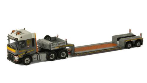 WSI RENAULT TRUCKS T 6X4 LOW LOADER EURO - 2 AXLE FRIDERICI 1:50 Truck view1