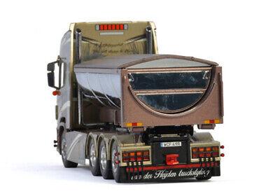 WSI 1/50 SCANIA R HIGHLINE CR20H 8X4 HOOKLIFT SYSTEM+ HOOKLIFT CONTAINER ASPHALT PER BRODDES view4