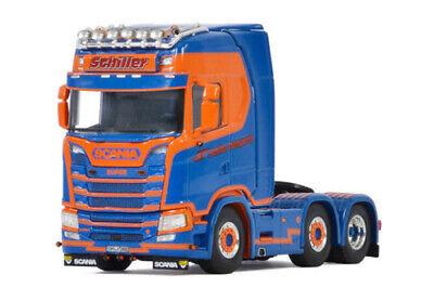 WSI SCANIA S HIGHLINE CS20H 6X2 TWINSTEER SCHILLER 1/50 DIECAST Truck Model view1