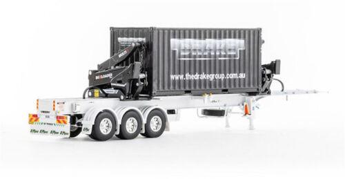 Drake O’Phee BoxLoader Container trailer white 1/50 DIECAST Truck Pre-built view3