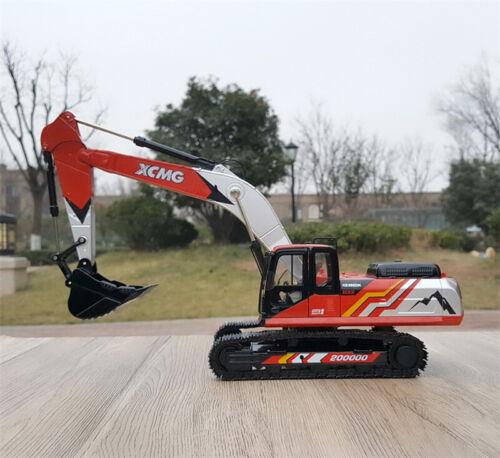 XCMG XE380DK Excavator red and white 1/30 Diecast Truck Pre-built Model view6