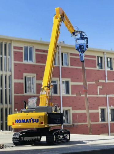 KOMATSU PC500LC-10MO Piling machine blue 1/43 DIECAST Truck Pre-built Model view1