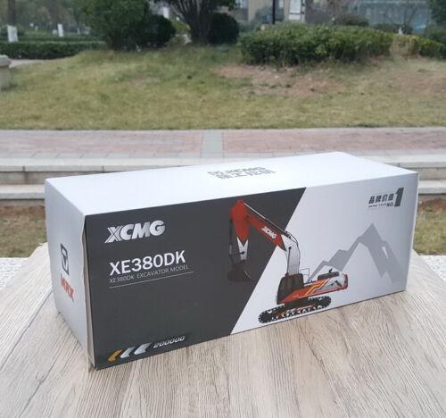 XCMG XE380DK Excavator red and white 1/30 Diecast Truck Pre-built Model view11