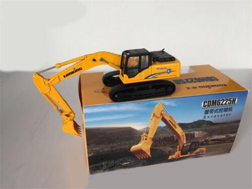 LONKING CDM6225H Hydraulic Excavator Yellow 1/64 Diecast Truck Pre-built Model view6